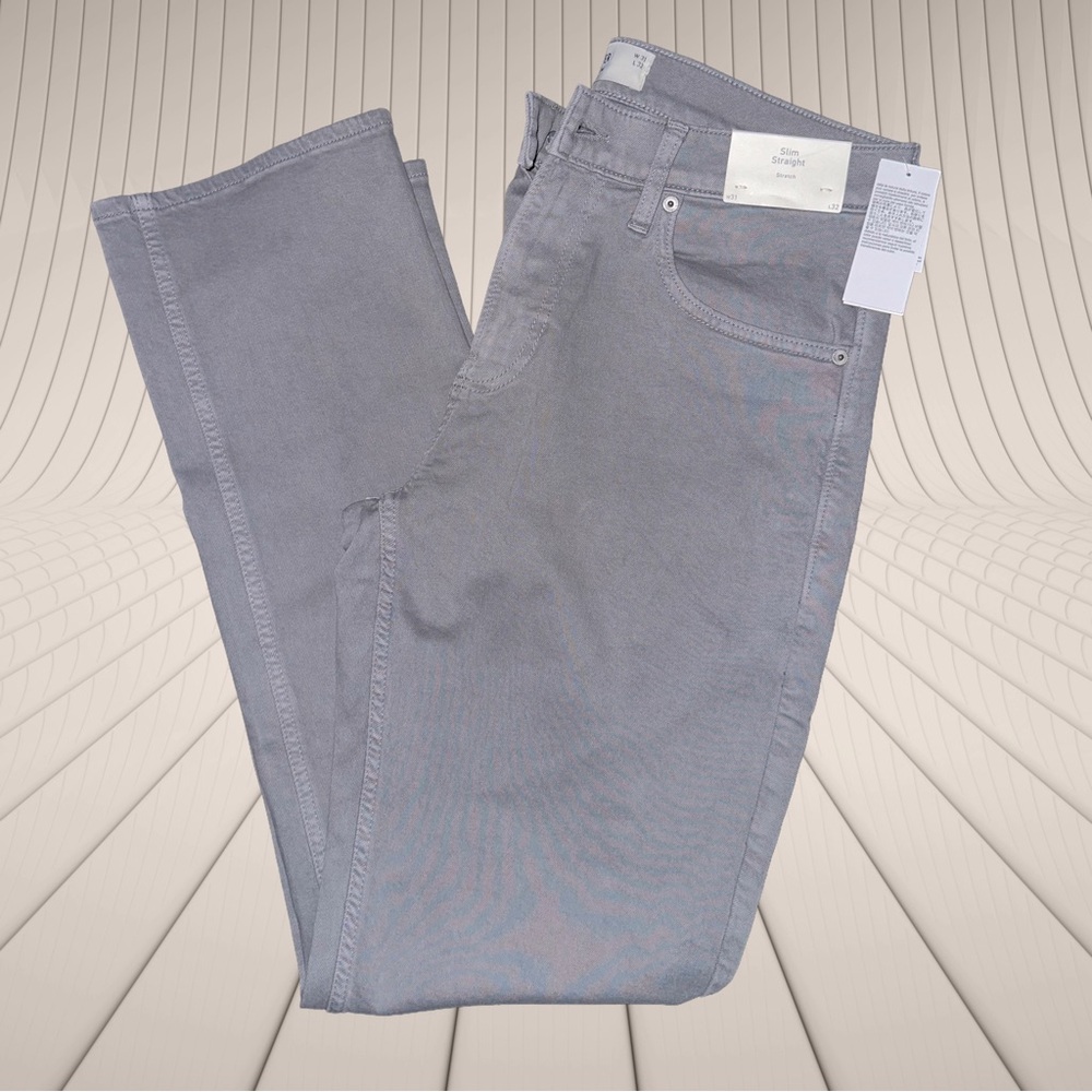 Hollister Men's Slim Straight Gray Jeans